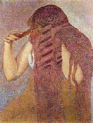 Henri Edmond Cross The Head of Hair oil on canvas